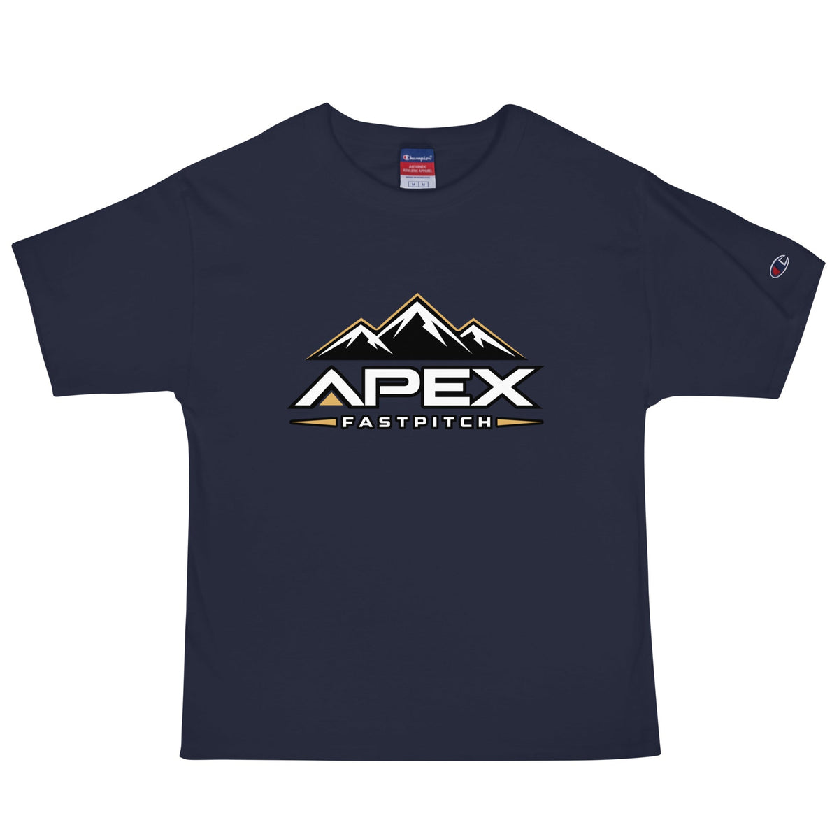 Signature | Champion T-Shirt | Apex Fastpitch | Crest Logo