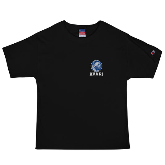 Signature | Champion T-Shirt | Arma Dei Academy Logic Houses | Avari Logo
