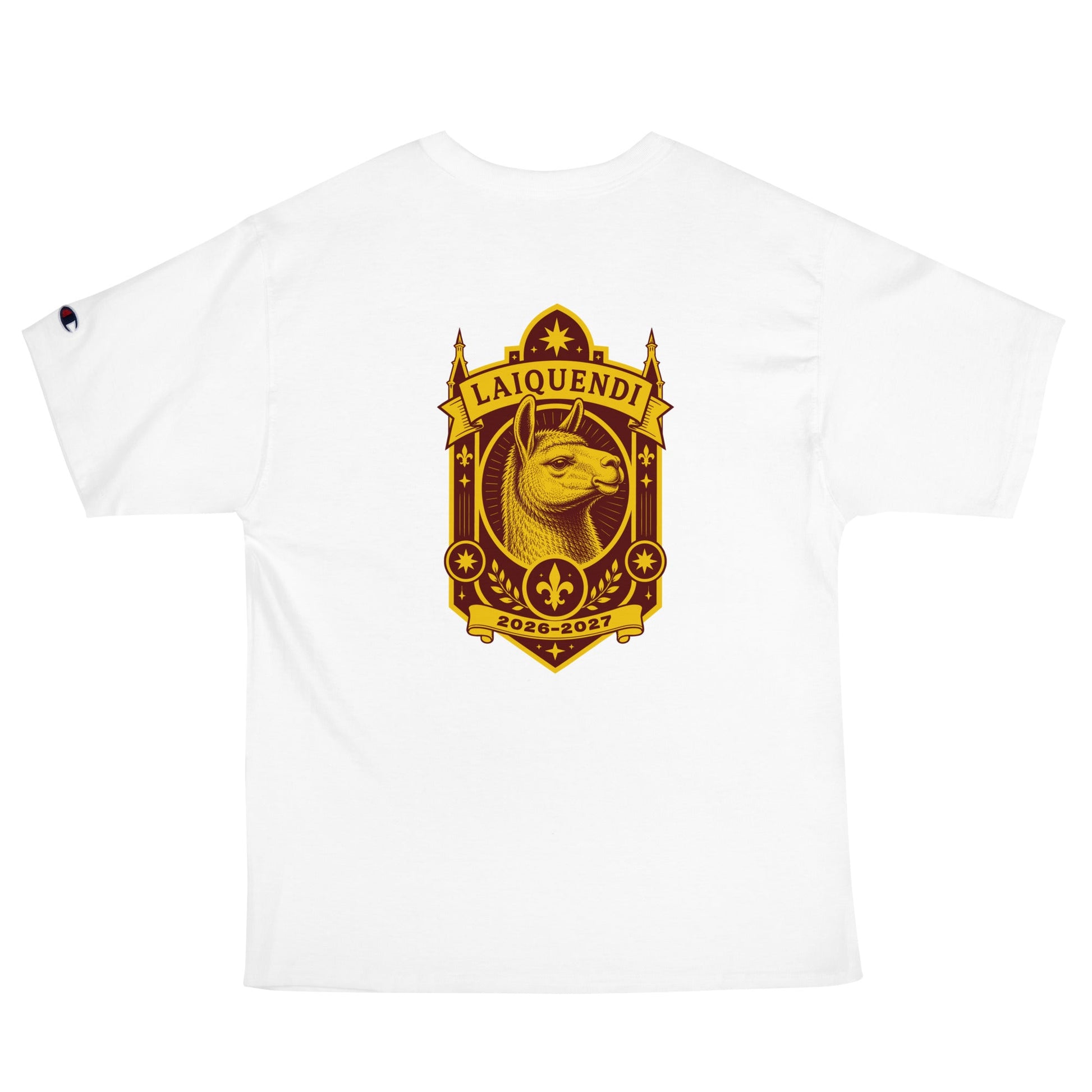 Signature | Champion T-Shirt | Arma Dei Academy Logic Houses | Laiquendi Logo