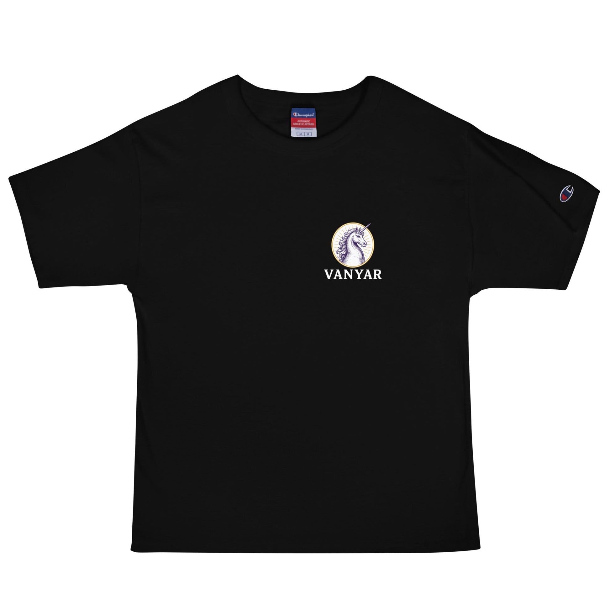 Signature | Champion T-Shirt | Arma Dei Academy Logic Houses | Vanyar Logo