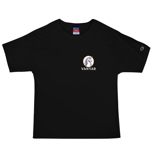 Signature | Champion T-Shirt | Arma Dei Academy Logic Houses | Vanyar Logo