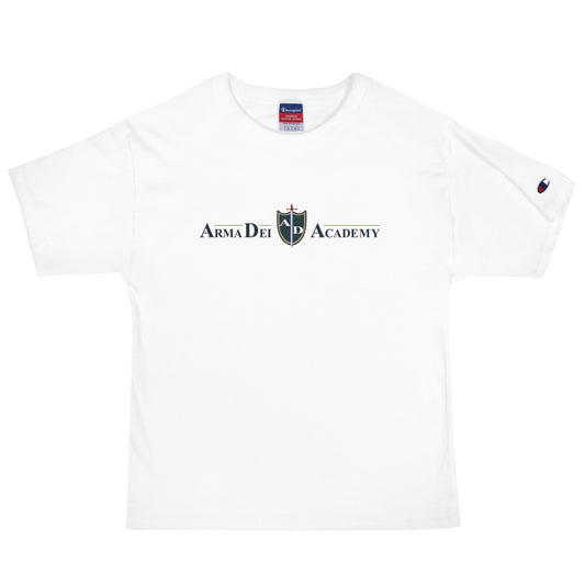 Signature | Champion T-Shirt | Arma Dei Academy | Text Shield Logo