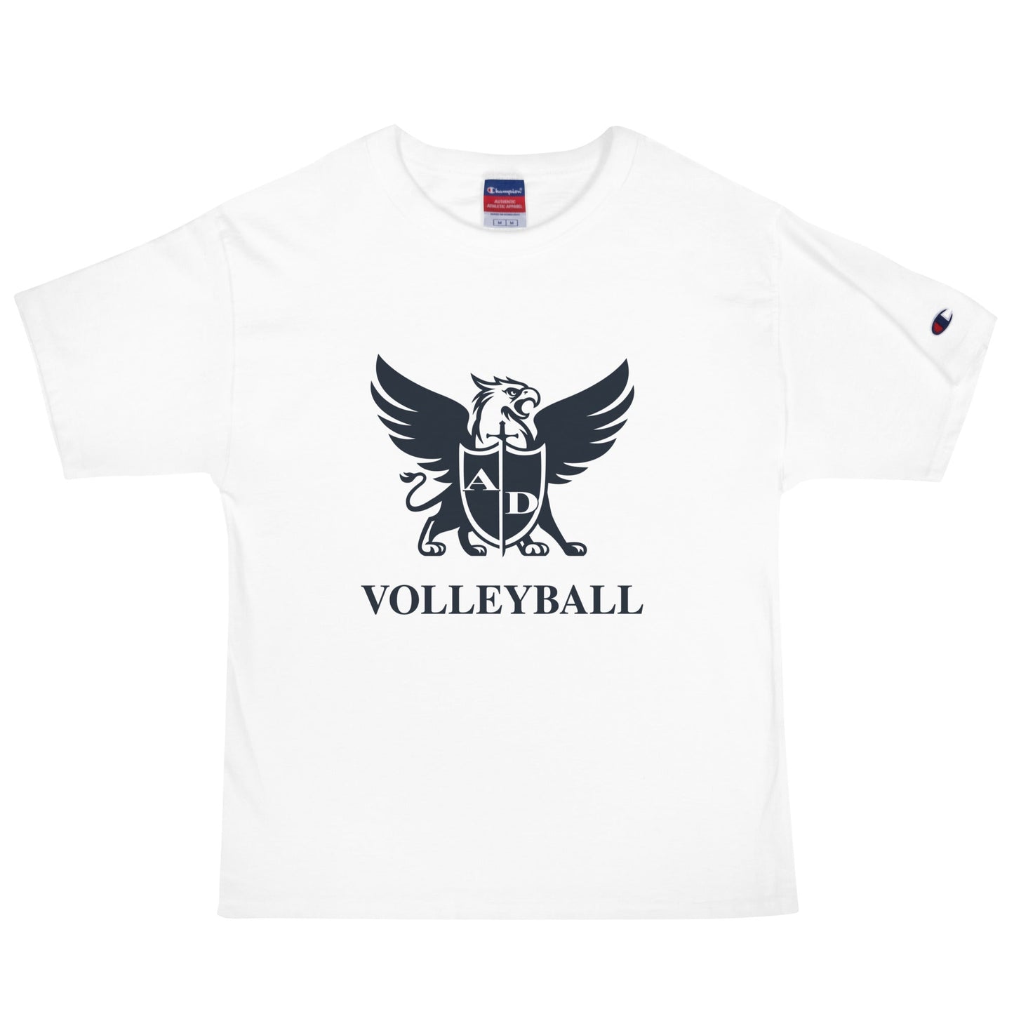 Signature | Champion T-Shirt | Arma Dei Academy Volleyball | Griffin Logo