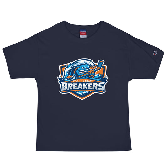 Signature | Champion T-Shirt | Atlantic Coast Breakers Hockey | Mascot Shield Logo