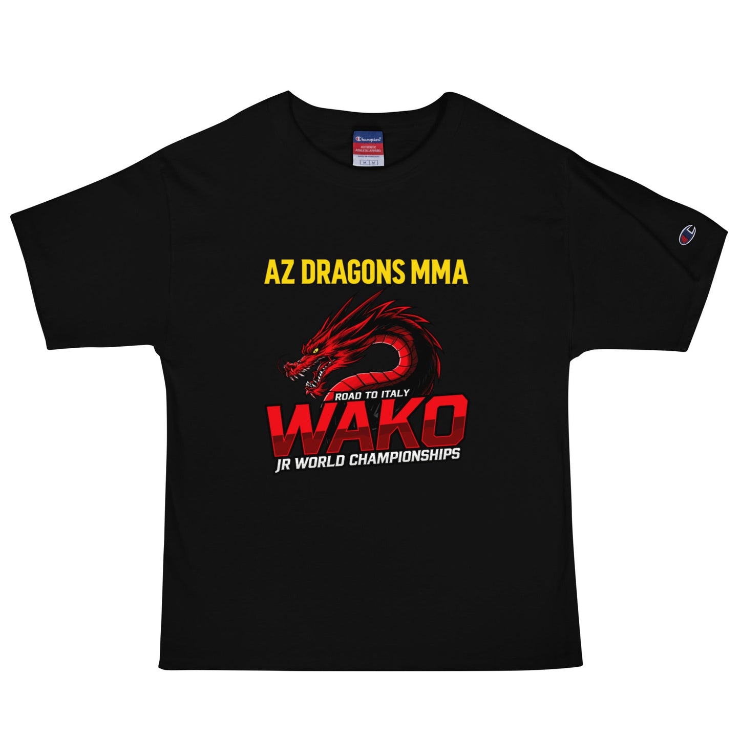 Signature | Champion T-Shirt | AZ DRAGONS MMA | Vanguard Logo