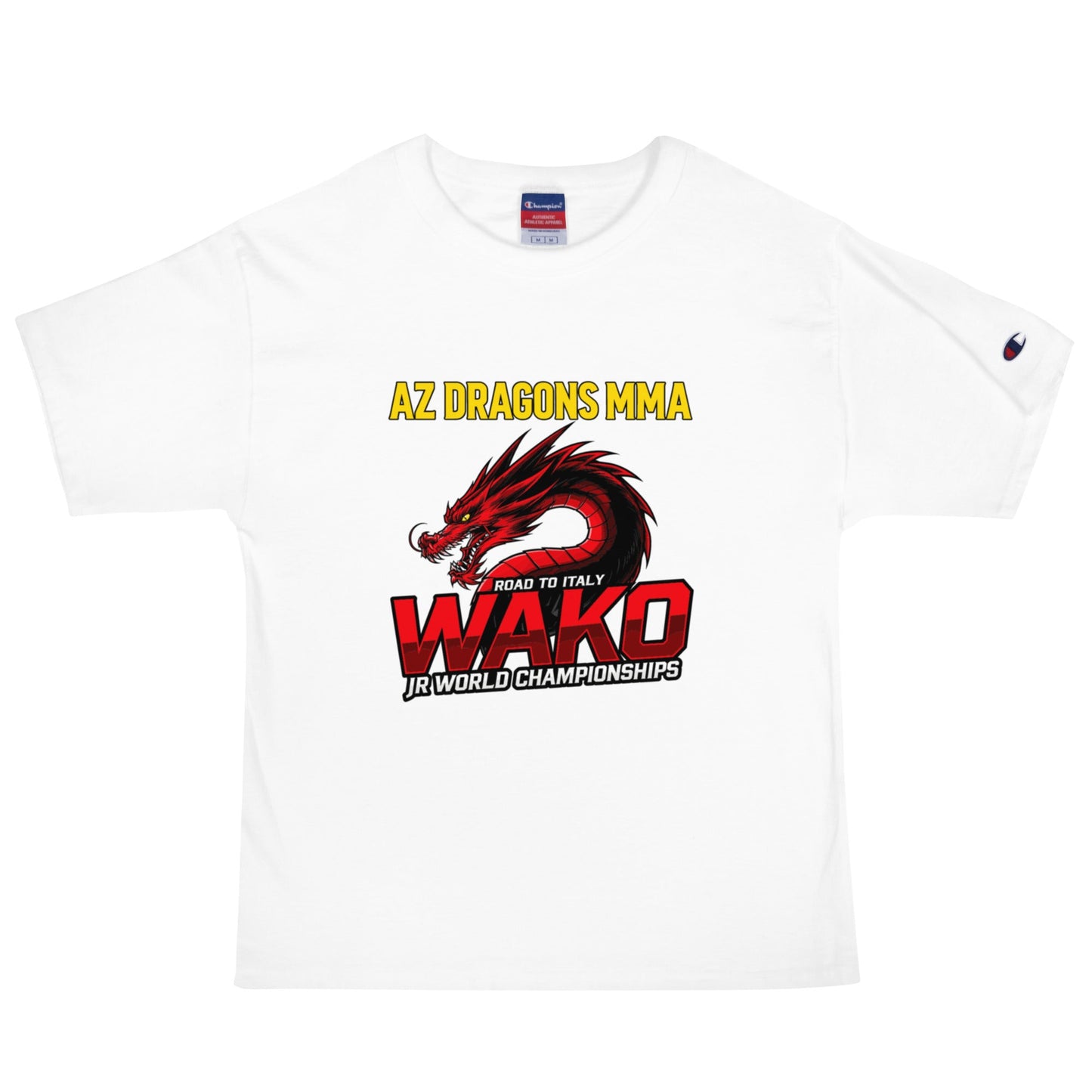 Signature | Champion T-Shirt | AZ DRAGONS MMA | Vanguard Logo