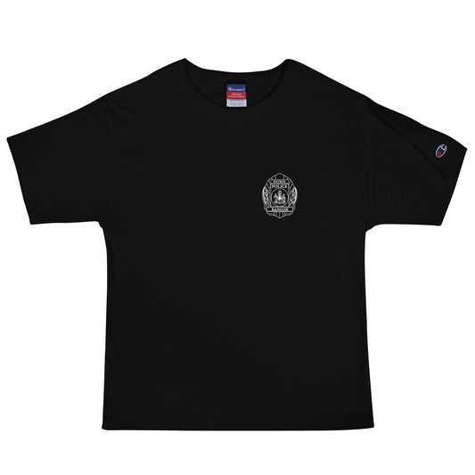 Signature | Champion T-Shirt | Bangor PD | Badge Logo