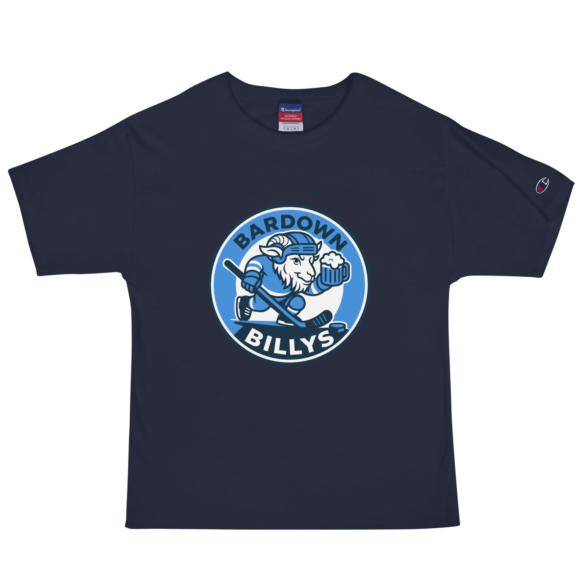 Signature | Champion T-Shirt | Bardown Billys | Badge Logo