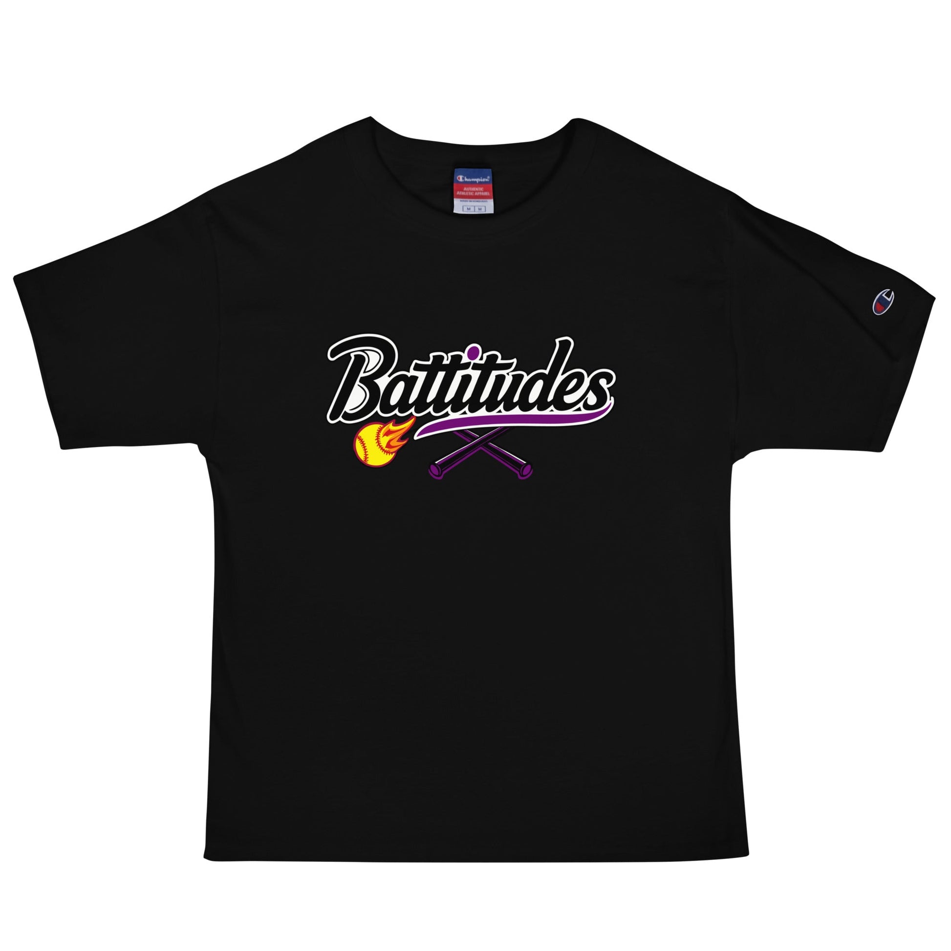 Signature | Champion T-Shirt | Battitudes | Crest Logo