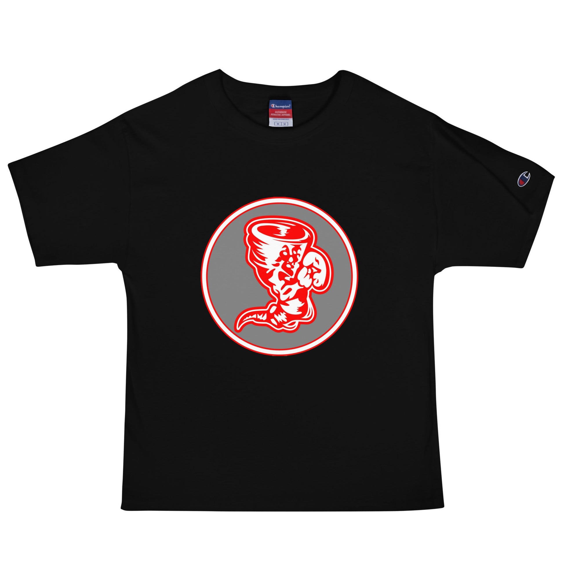 Signature | Champion T-Shirt | Bay High Softball | Badge Logo