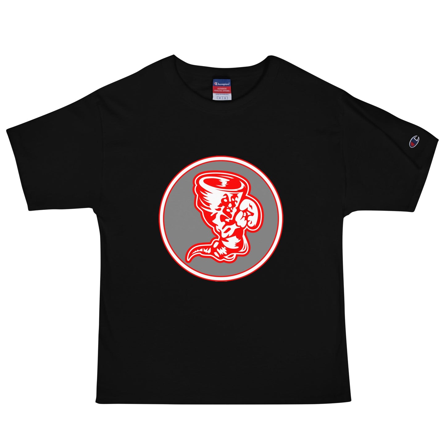 Signature | Champion T-Shirt | Bay High Softball | Badge Logo
