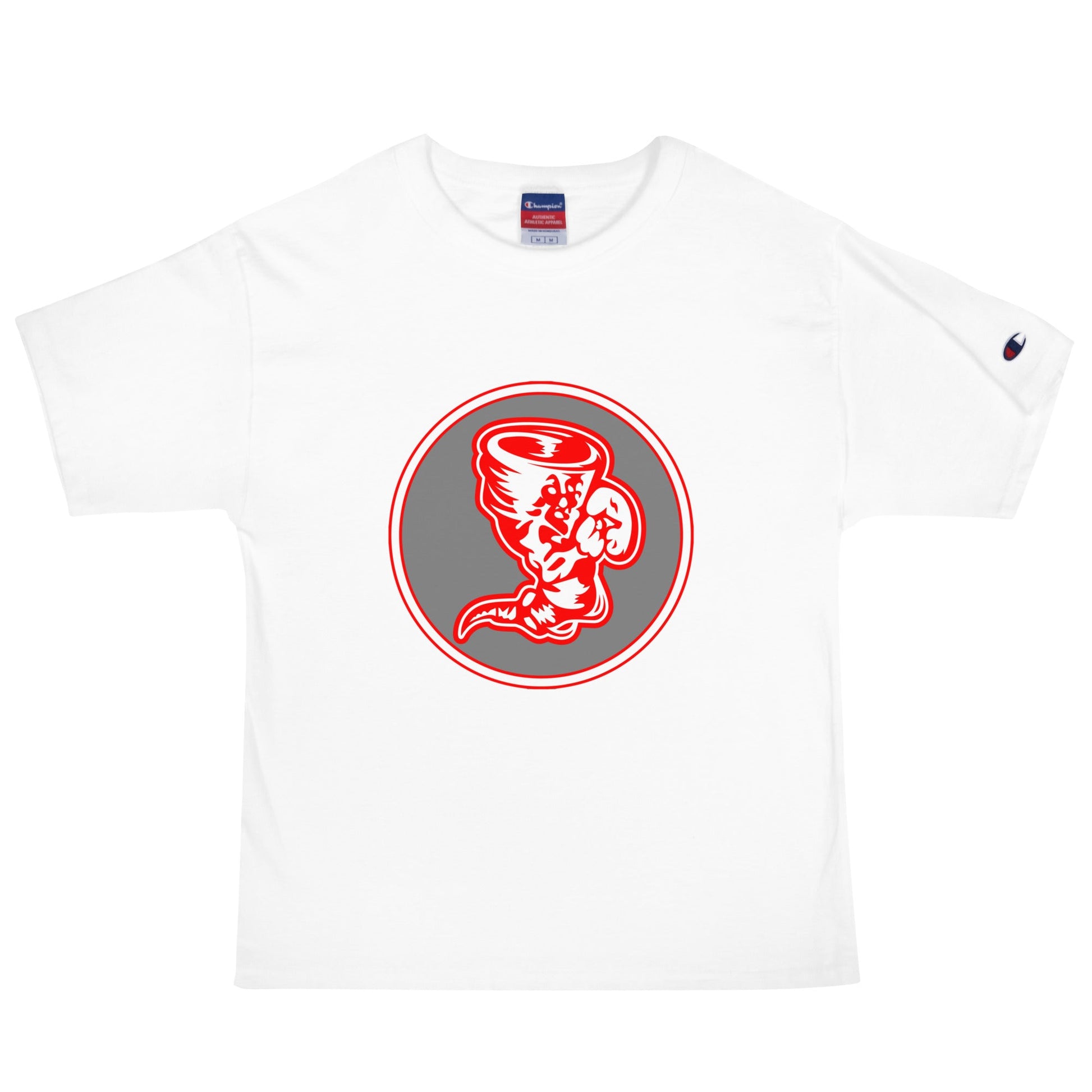 Signature | Champion T-Shirt | Bay High Softball | Badge Logo