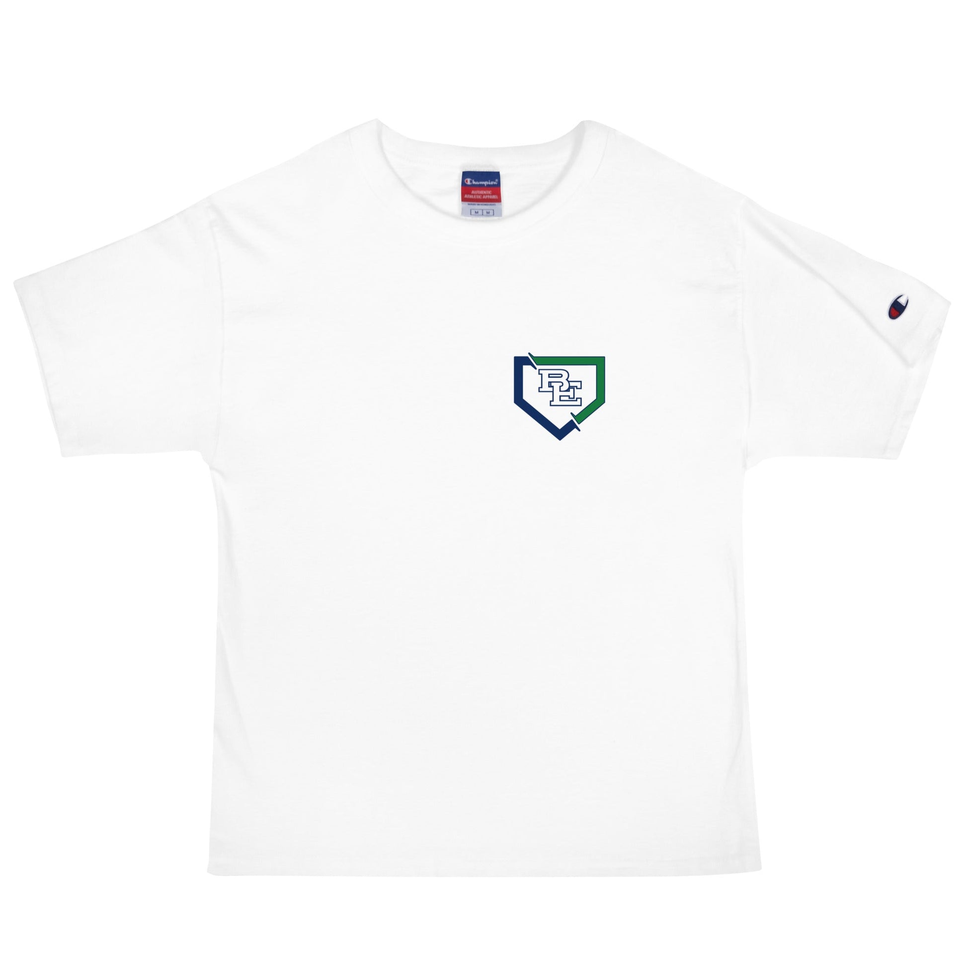 Signature | Champion T-Shirt | BE Softball | Plate Logo