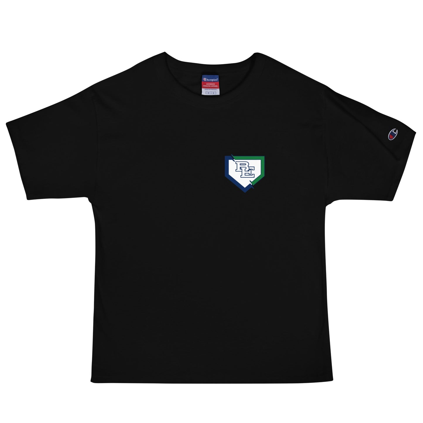 Signature | Champion T-Shirt | BE Softball | Plate Logo