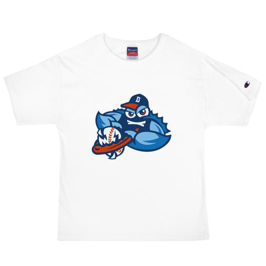 Signature | Champion T-Shirt | Bellport BlueClaws | Mascot Logo