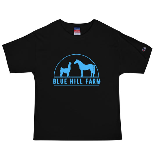Signature | Champion T-Shirt | Blue Hill Farm | Emblem Logo