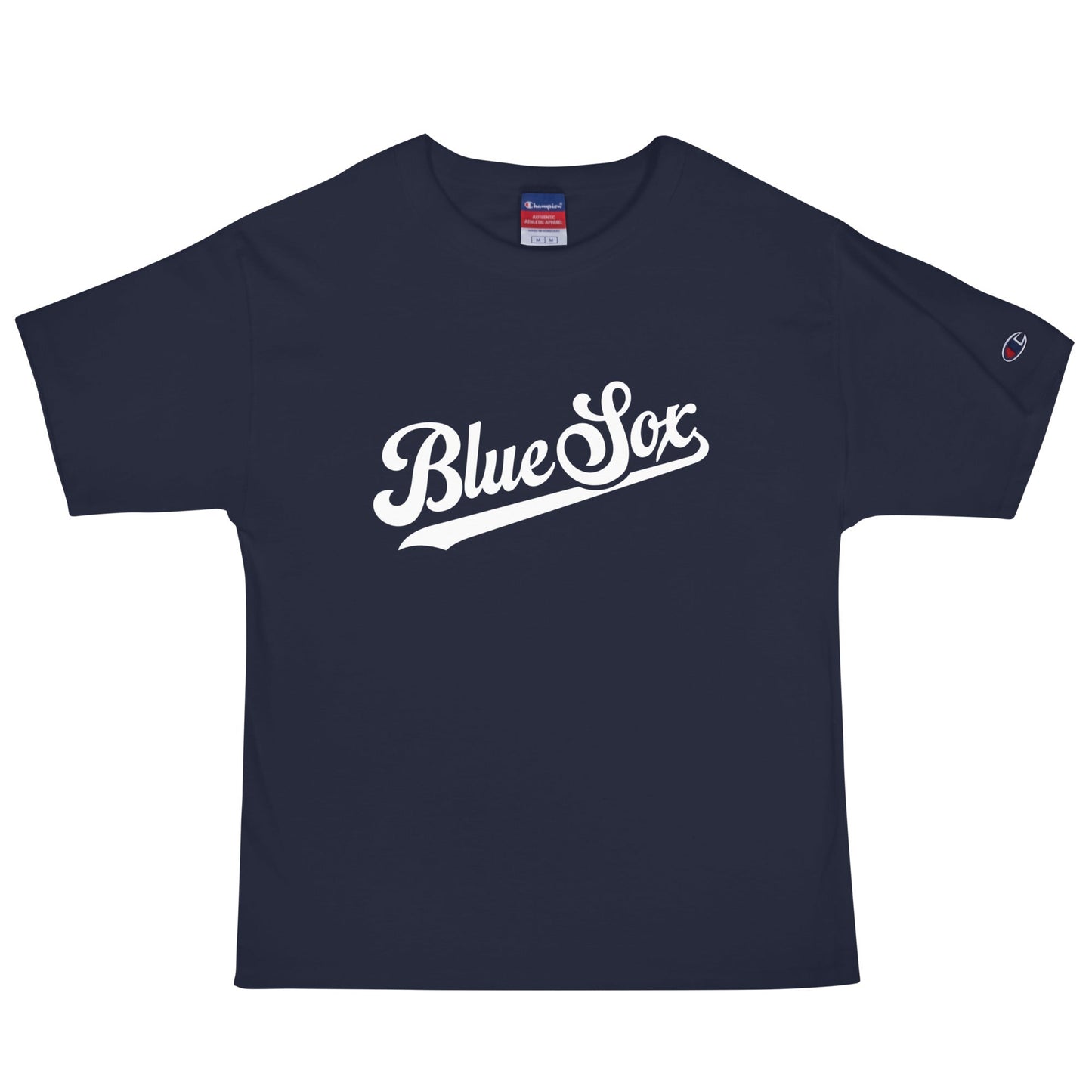 Signature | Champion T-Shirt | Blue Sox | Script Logo