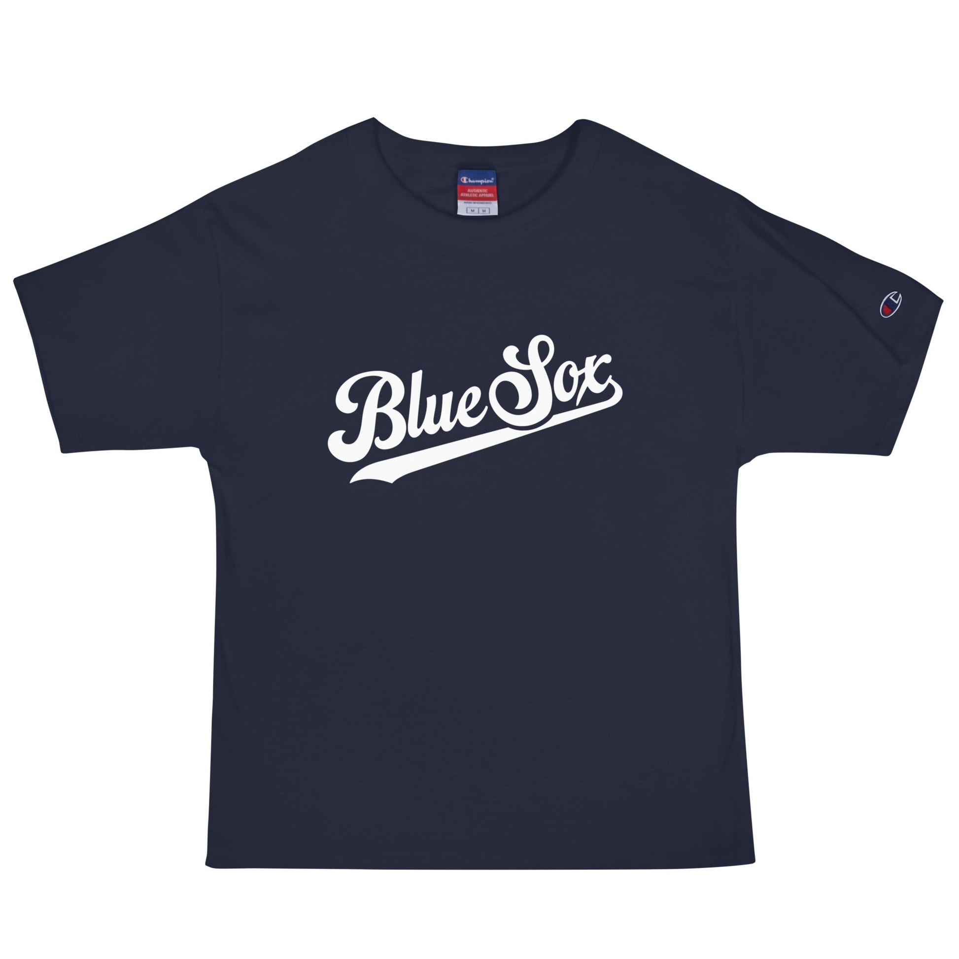 Signature | Champion T-Shirt | Blue Sox | Script Logo