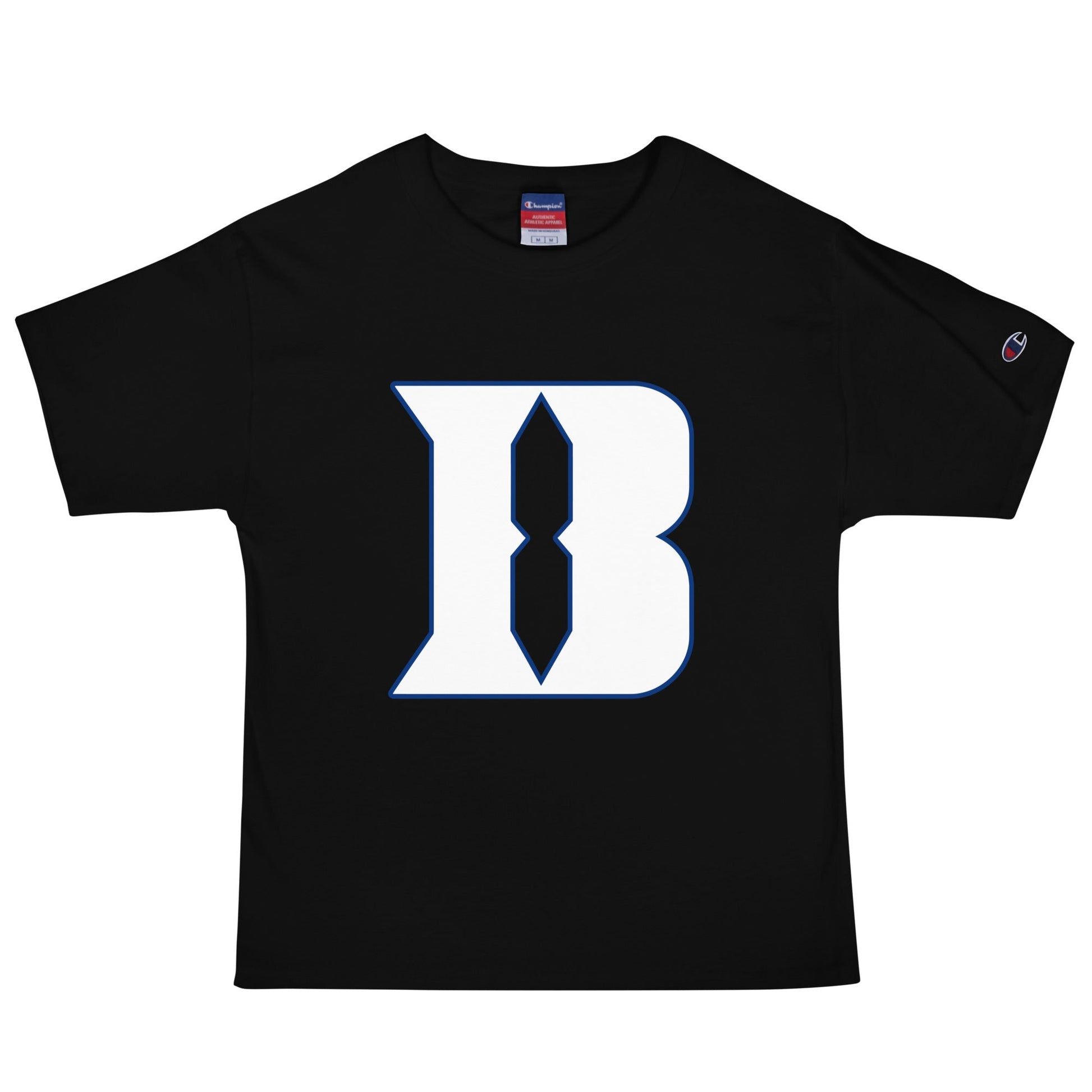 Signature | Champion T-Shirt | Blueblacks Football Club | Crest Logo