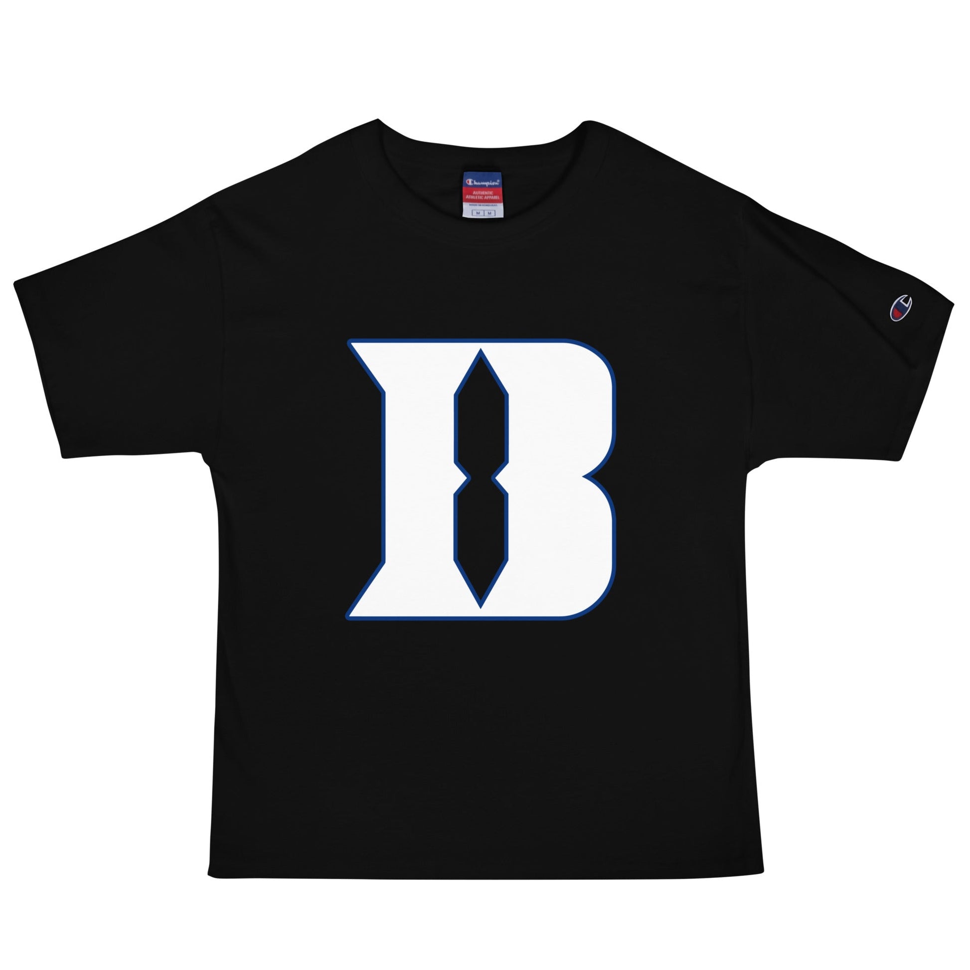 Signature | Champion T-Shirt | Blueblacks Football Club | Crest Logo