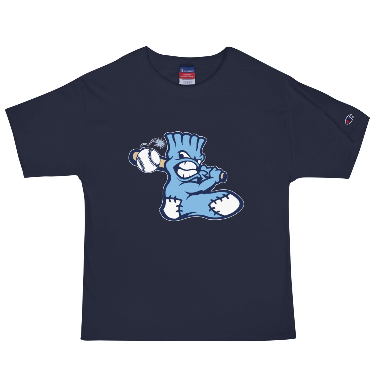 Signature | Champion T-Shirt | BombSox Baseball | Mascot Logo