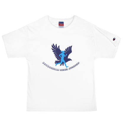 Signature | Champion T-Shirt | Bowdoinham Rebel Runners | Emblem Logo