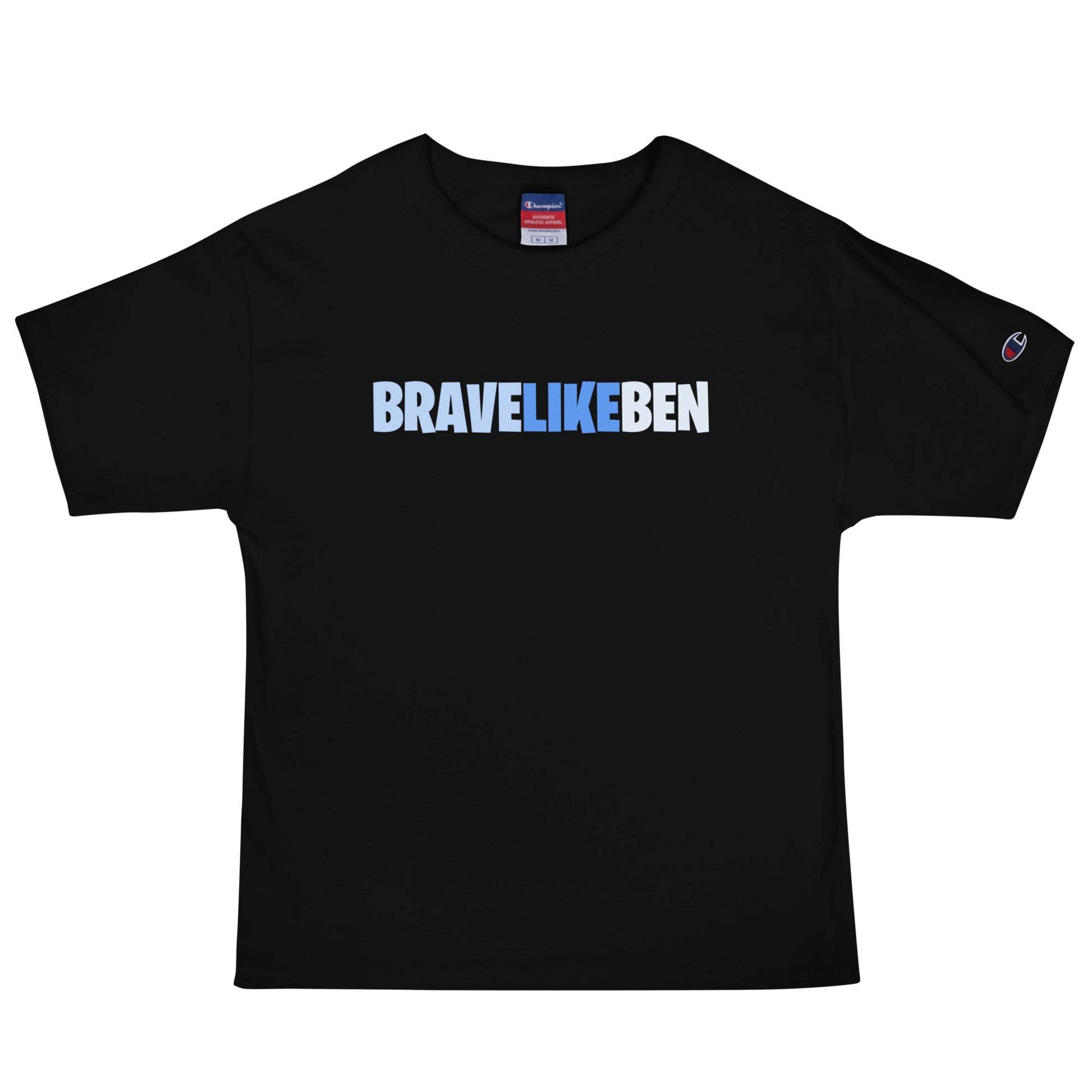 Signature | Champion T-Shirt | Brave Like Ben | Script Logo