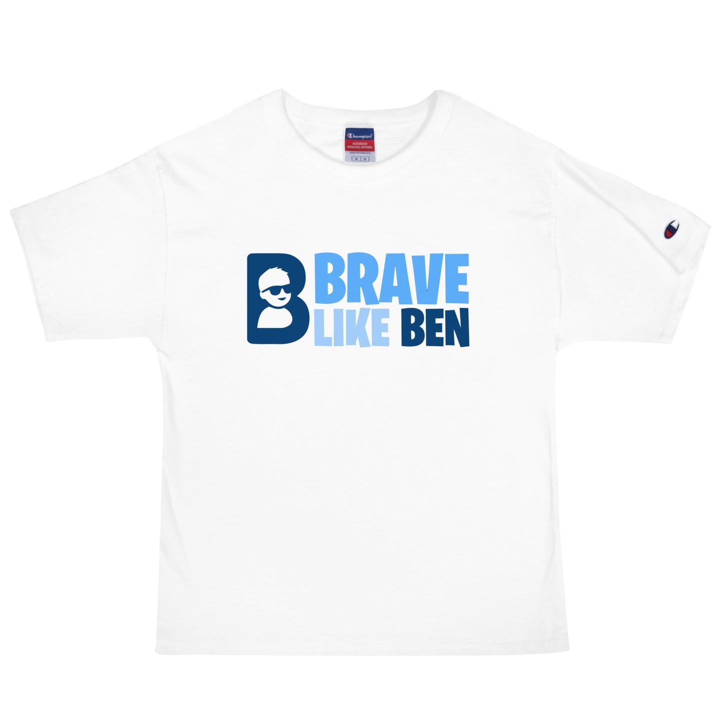Signature | Champion T-Shirt | Brave Like Ben | Vanguard Logo