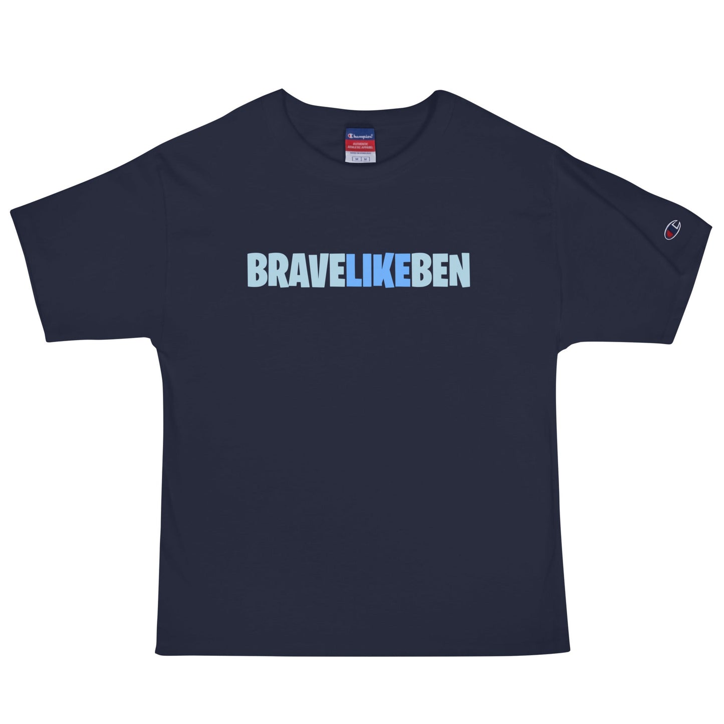 Signature | Champion T-Shirt | Brave Like Ben | Wordmark Logo