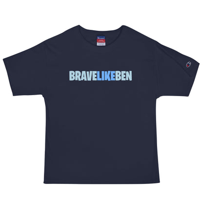 Signature | Champion T-Shirt | Brave Like Ben | Wordmark Logo