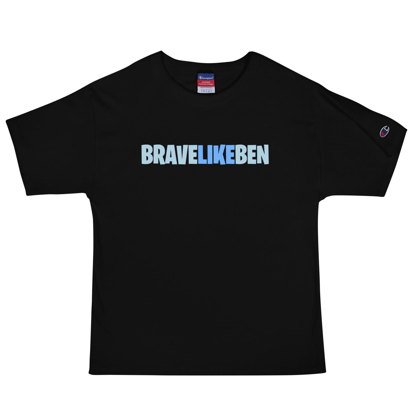 Signature | Champion T-Shirt | Brave Like Ben | Wordmark Logo