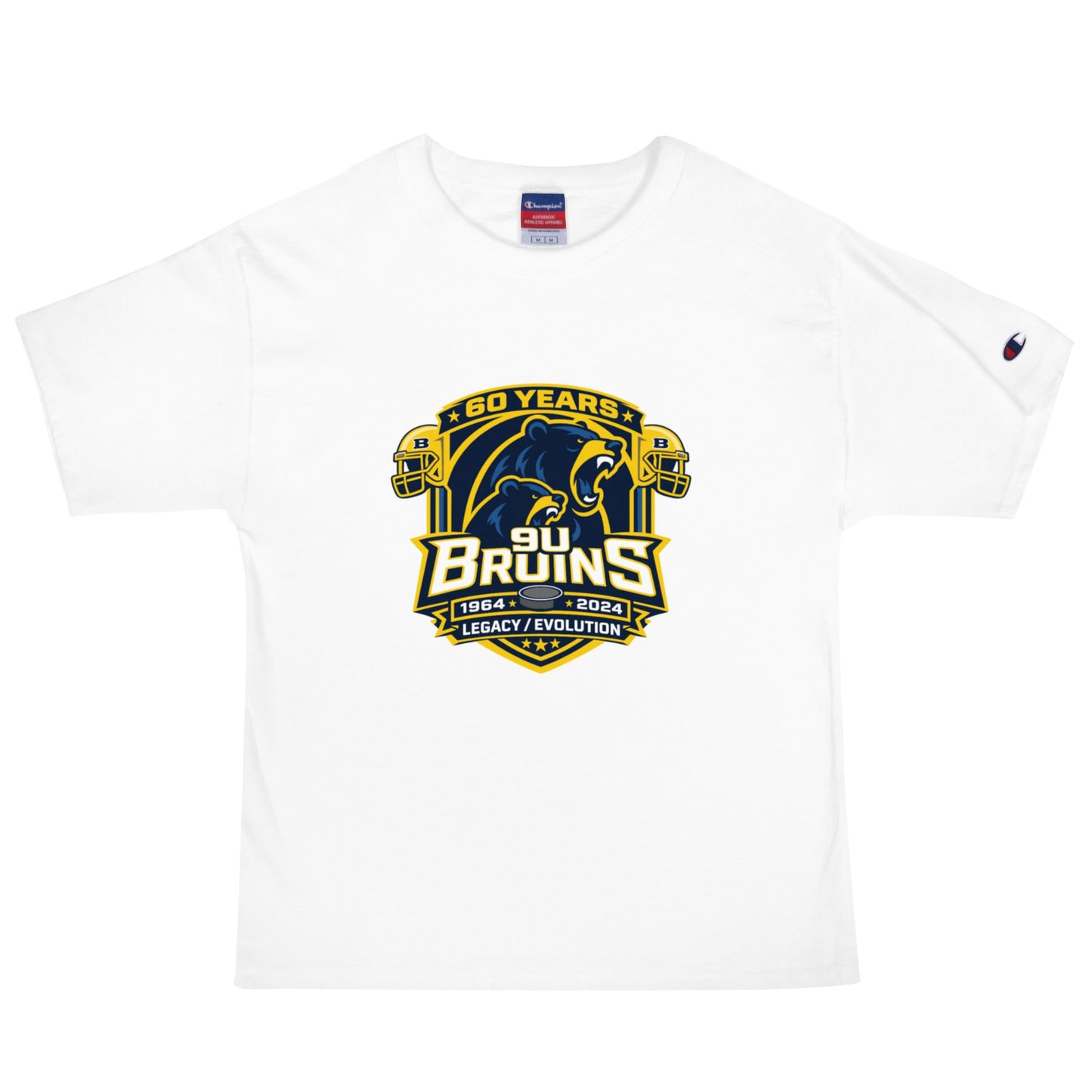 Signature | Champion T-Shirt | Bruins The Evolution | Legacy Crest Logo