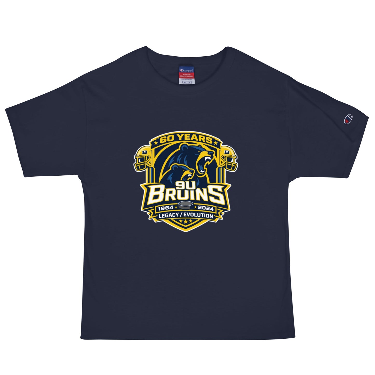 Signature | Champion T-Shirt | Bruins The Evolution | Legacy Crest Logo