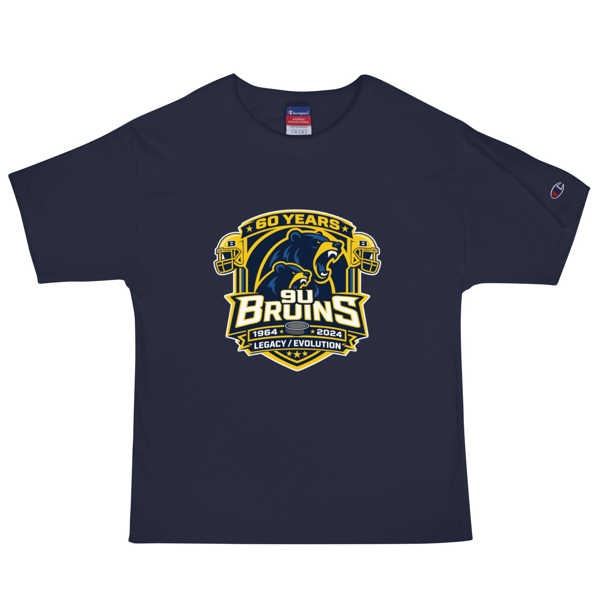 Signature | Champion T-Shirt | Bruins The Evolution | Legacy Crest Logo