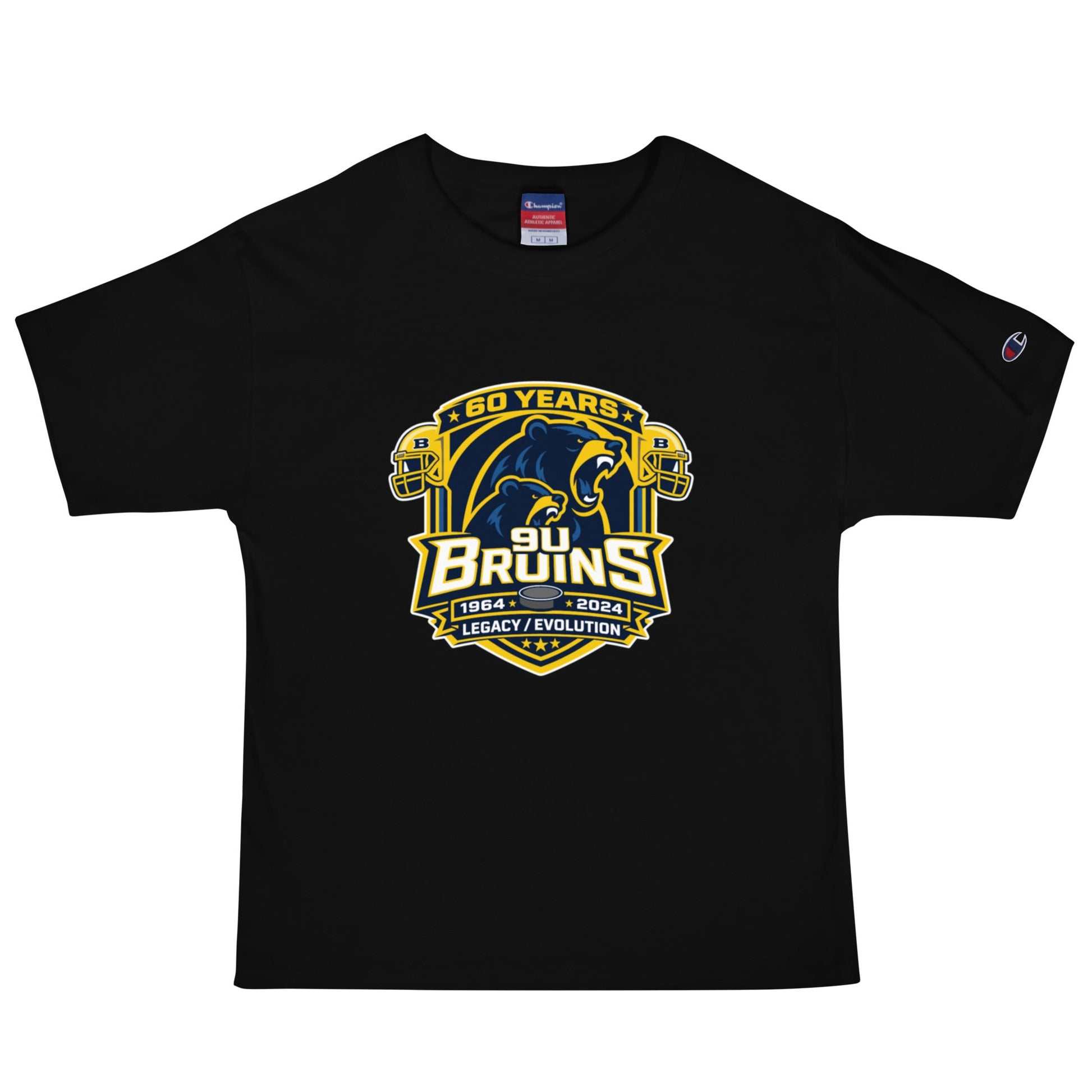 Signature | Champion T-Shirt | Bruins The Evolution | Legacy Crest Logo