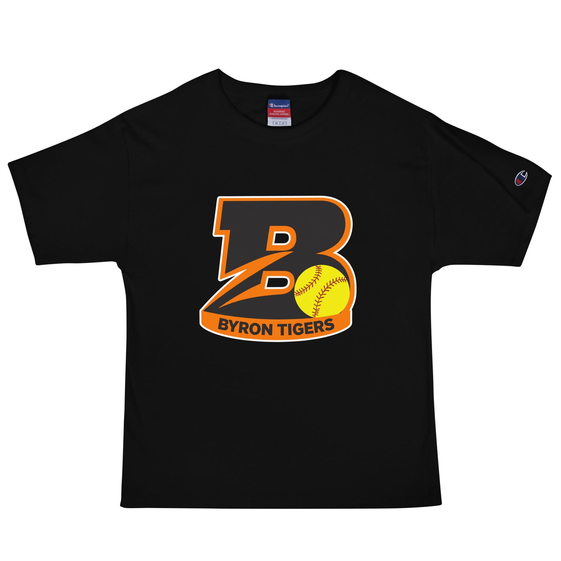 Signature | Champion T-Shirt | Byron High School Softball | Softball Logo