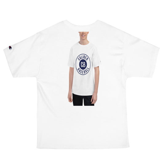 Signature | Champion T-Shirt | Caliber Baseball | Badge Logo