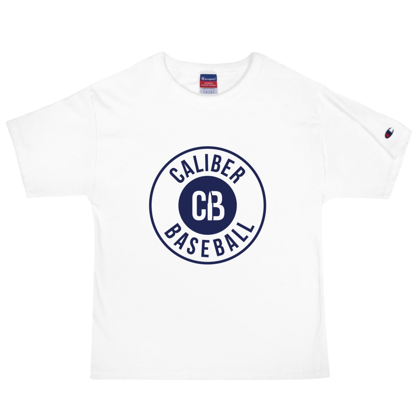Signature | Champion T-Shirt | Caliber Baseball | Badge Logo