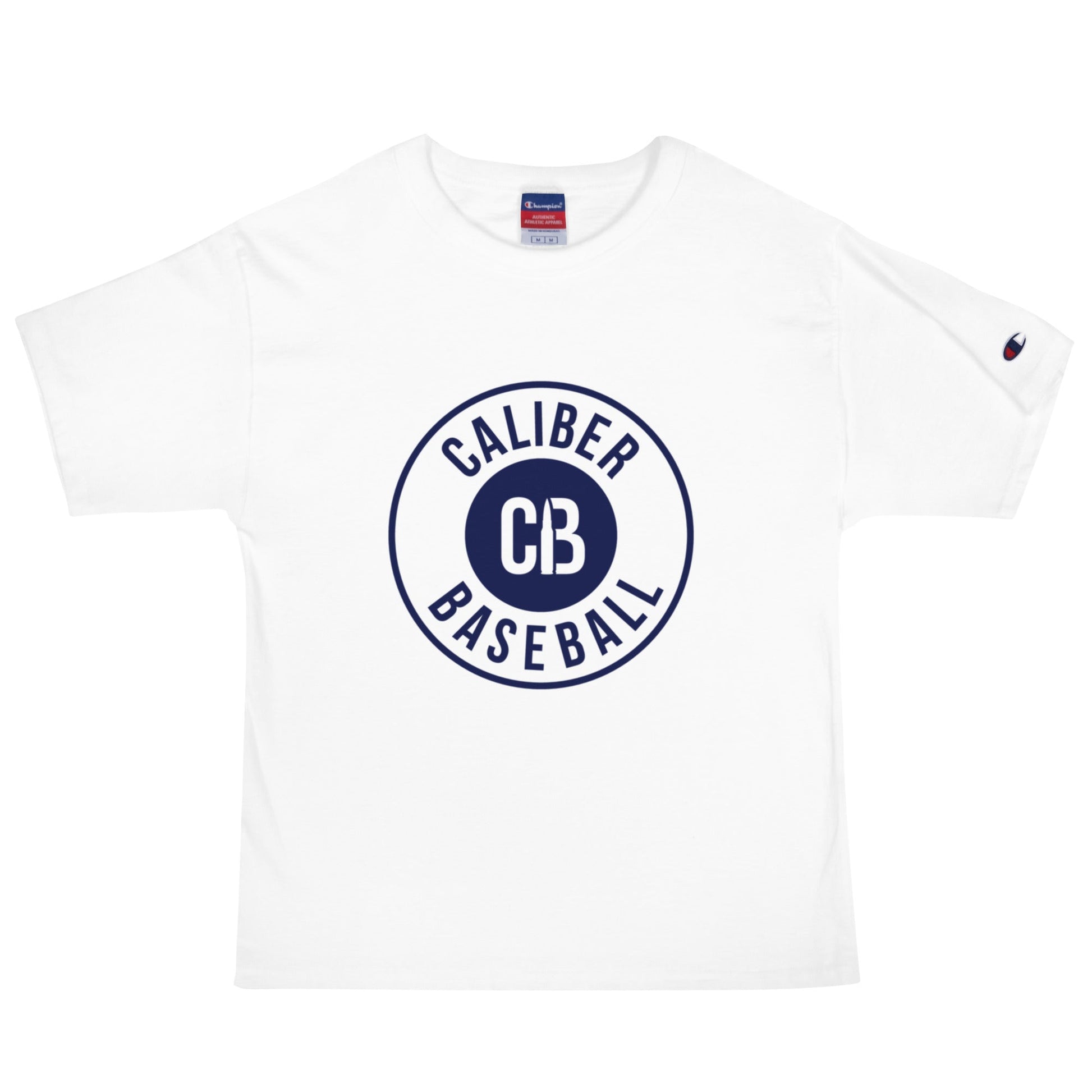 Signature | Champion T-Shirt | Caliber Baseball | Badge Logo