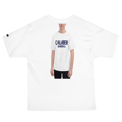 Signature | Champion T-Shirt | Caliber Baseball | Varsity Script Logo