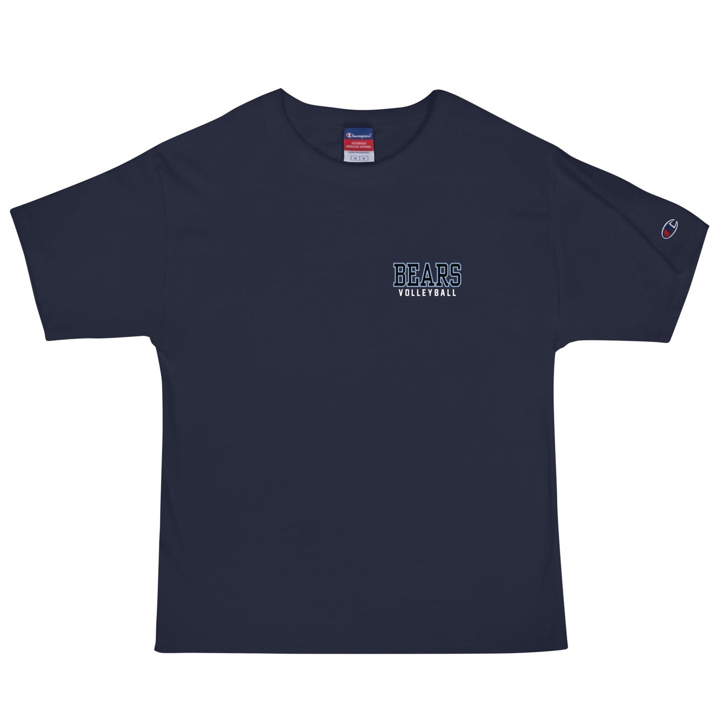 Signature | Champion T-Shirt | Cambridge Volleyball | Block Bears Logo
