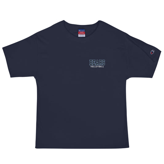 Signature | Champion T-Shirt | Cambridge Volleyball | Block Bears Logo