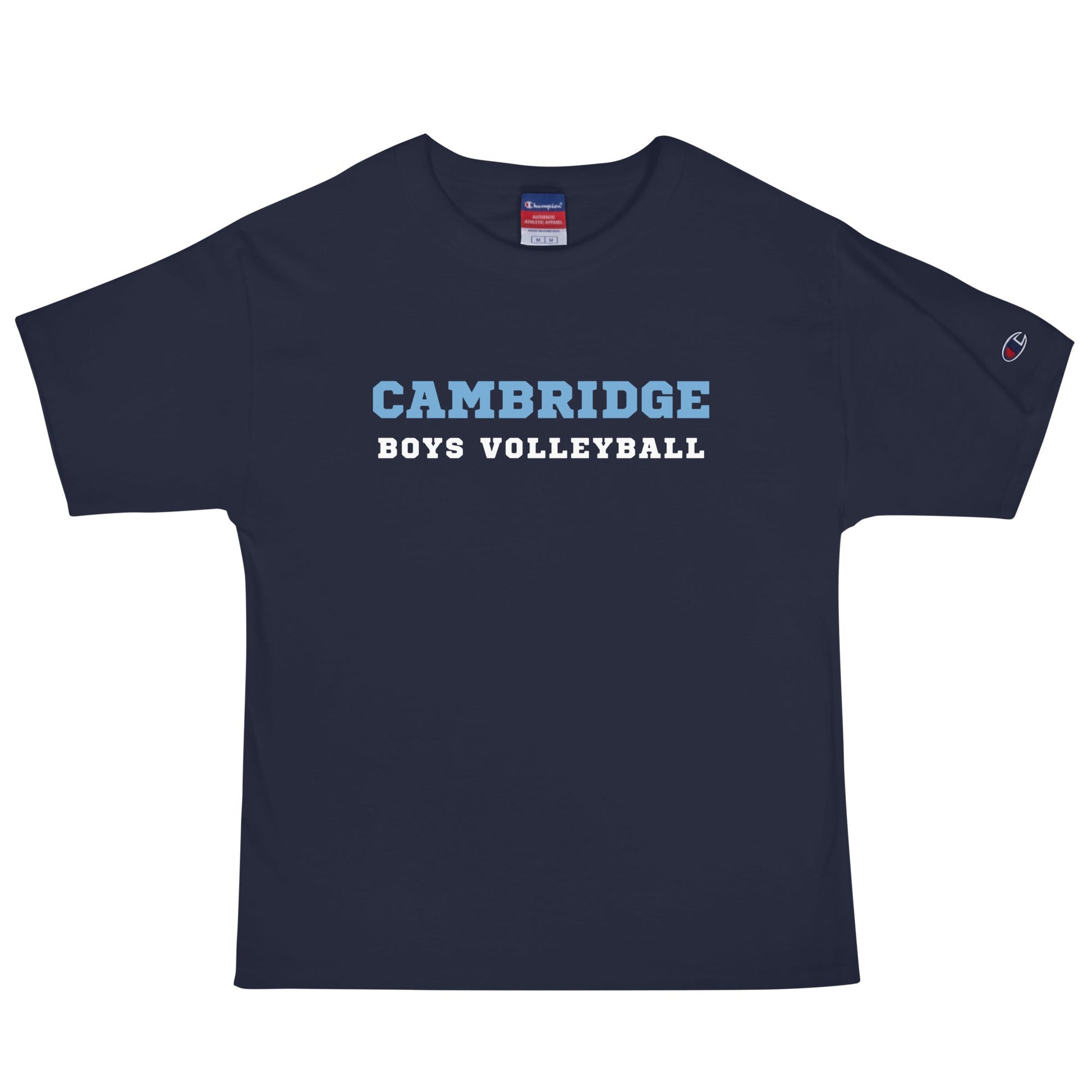 Signature | Champion T-Shirt | Cambridge Volleyball | Block Script Logo