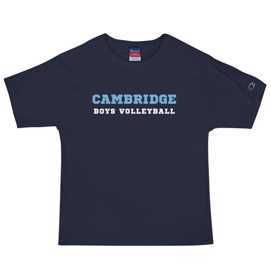 Signature | Champion T-Shirt | Cambridge Volleyball | Block Script Logo