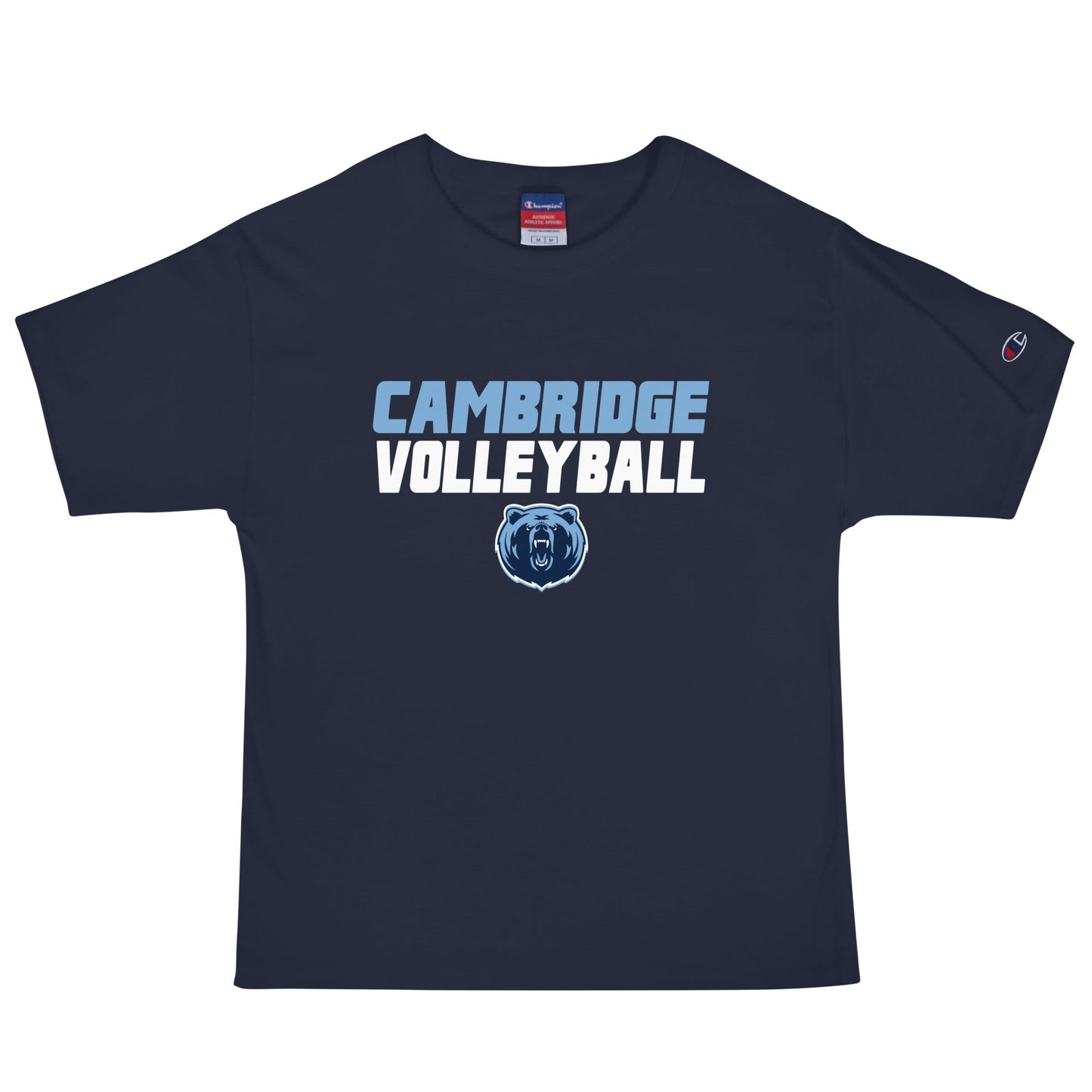 Signature | Champion T-Shirt | Cambridge Volleyball | Modern Logo