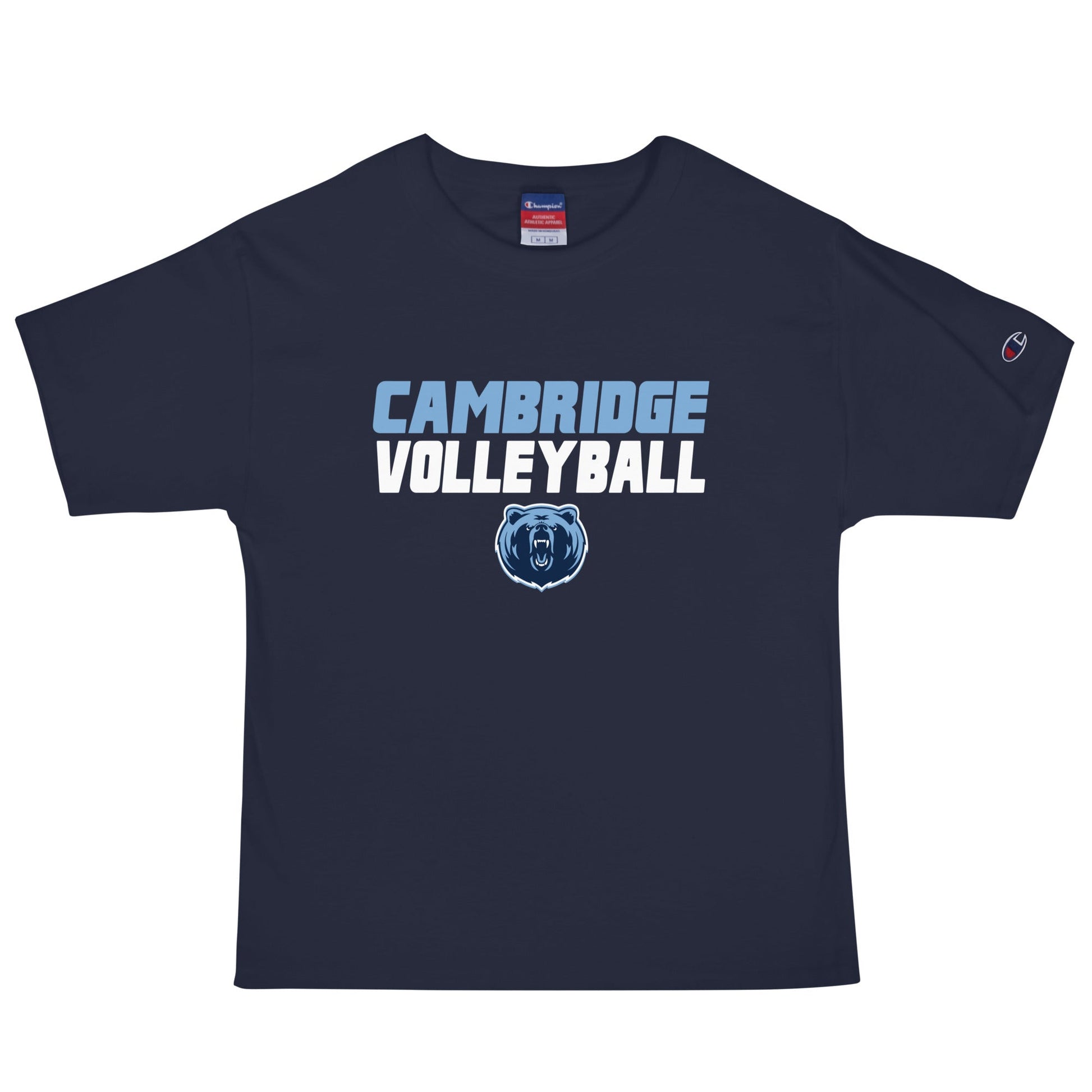 Signature | Champion T-Shirt | Cambridge Volleyball | Modern Logo