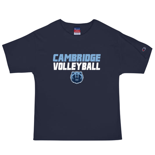 Signature | Champion T-Shirt | Cambridge Volleyball | Modern Logo
