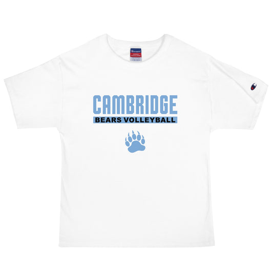 Signature | Champion T-Shirt | Cambridge Volleyball | Script Paw Logo