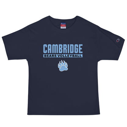 Signature | Champion T-Shirt | Cambridge Volleyball | Script Paw Logo