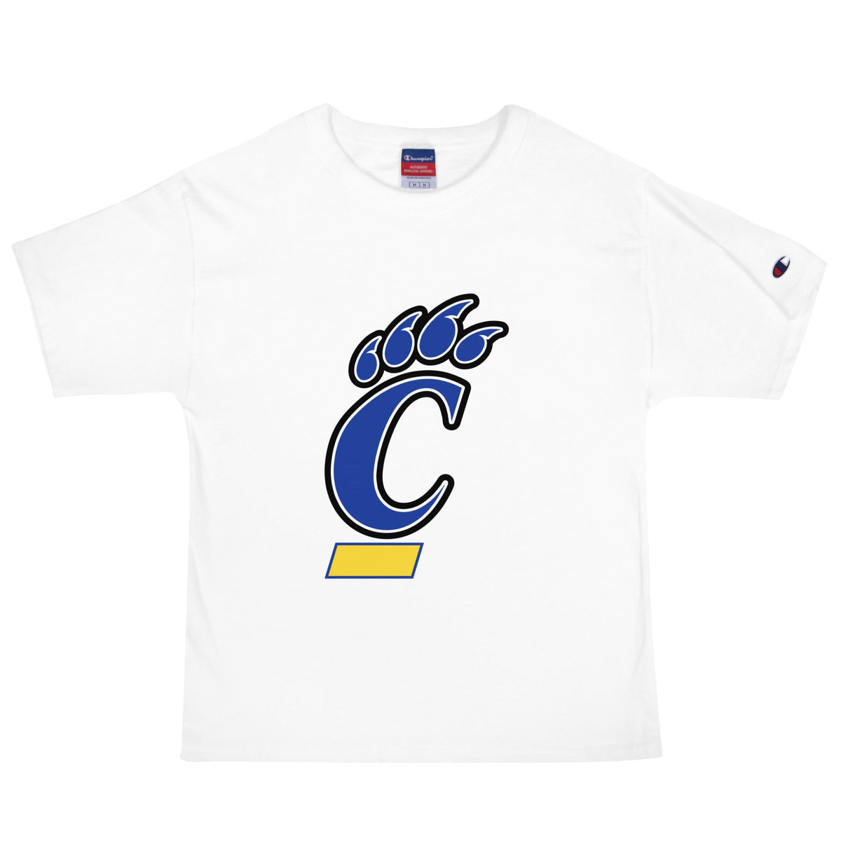 Signature | Champion T-Shirt | Campbellsport Cougars | Crest Logo